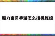 魔力宝物手游怎么挂机练级-魔力宝物手游挂机经历多仍是离线经历多