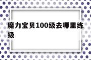 魔力宝物100级去哪里练级-魔力宝物100级去哪里练级好